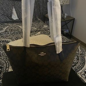 Coach Zip Top Tote